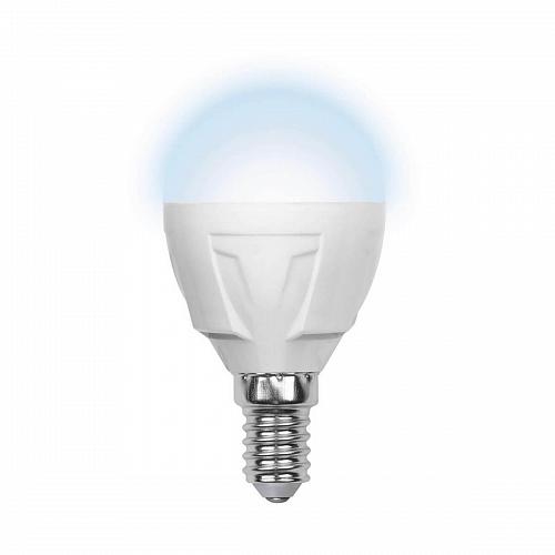 Лампа светодиодная (09455) E14 6W 4500K матовая LED-G45-6W/NW/E14/FR/S