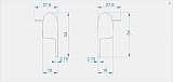Заглушка Deko-Light End Cap R-EL-03-10 Set 2 pcs 979710