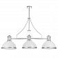 Подвесная люстра Lumina Deco Ettore LDP 710-3 WT+CHR - фото №1