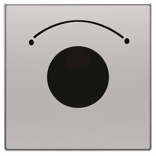 Лицевая панель ABB Sky выключателя с ключом на 2 положения серебристый алюминий 2CLA855300A1301