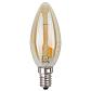 Лампа светодиодная филаментная ЭРА E14 5W 2700K золотая F-LED B35-5W-827-E14 gold Б0027939 - фото №1