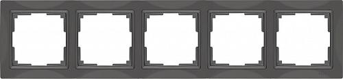 Рамка Werkel Snabb Basic на 5 постов серо-коричневый WL03-Frame-04 4690389099076