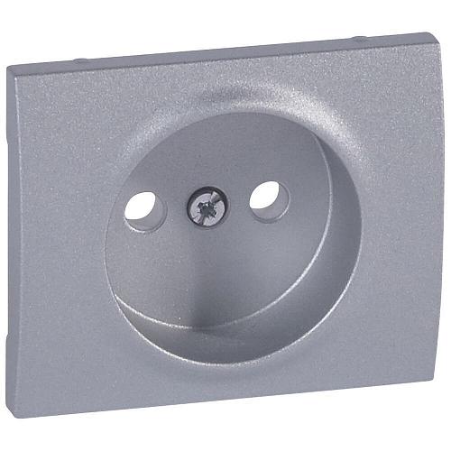 Лицевая панель Legrand Galea Life розетки 2К алюминий 771326