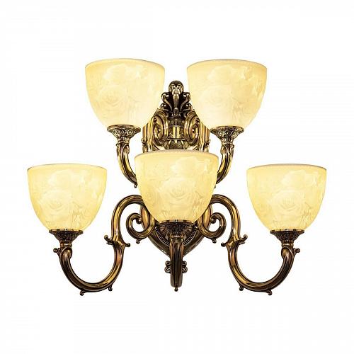 Бра Bohemia Ivele 7203B16/3+2/210 NB P1 U Rose