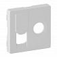 Лицевая панель Legrand Valena Life розетки TV-RJ45 белая 754830 - фото №1
