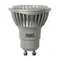 Лампа светодиодная Uniel GU10 5W 4500K JCDR LED-JCDR-5W/NW/GU10/FR 07251 - фото №1