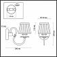 Бра Odeon Light Mirella 4191/1W - фото №2
