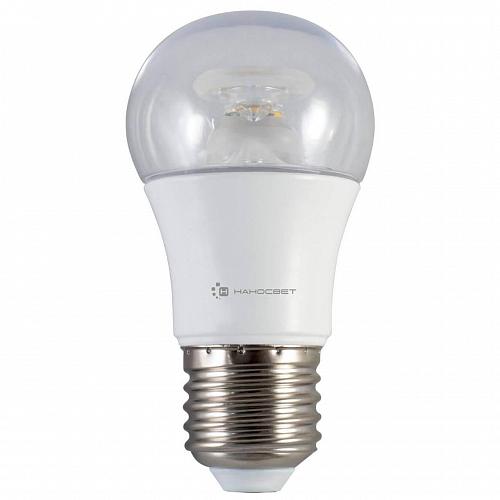 Лампа светодиодная Наносвет E27 7,5W 4000K прозрачная LC-P45CL-7.5/E27/840 L211