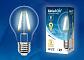 Лампа светодиодная филаментная Uniel E27 8W 4000K прозрачная LED-A60-8W/NW/E27/CL GLA01TR UL-00002212 - фото №2