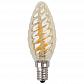 Лампа светодиодная филаментная ЭРА E14 7W 2700K золотая F-LED BTW-7W-827-E14 gold Б0027966 - фото №1