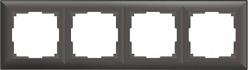 Рамка Werkel Fiore на 4 поста серо-коричневый WL14-Frame-04 4690389109171