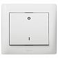 Клавиша Legrand Galea Life выключателя белая 777015 - фото №1