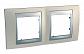 Рамка 2-постовая Schneider Electric Unica Top MGU66.004.095 - фото №1