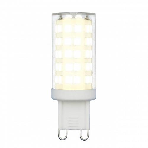 Лампа светодиодная Uniel G9 9W 3000K прозрачная LED-JCD-9W/3000K/G9/CL GLZ09TR UL-00006488