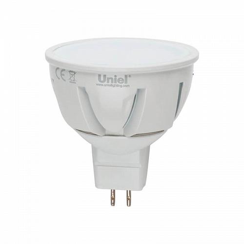 Лампа светодиодная диммируемая Uniel GU5.3 7W 4500K JCDR матовая LED-JCDR-7W/NW/GU5.3/FR/DIM 08702