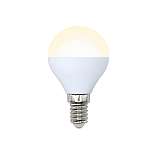 Лампочка Volpe LED-G45-8W/WW/E14/FR/O