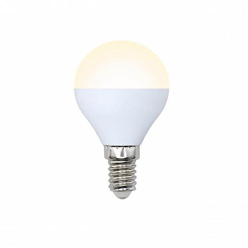 Лампа светодиодная (UL-00001779) E14 8W 3000K матовая LED-G45-8W/WW/E14/FR/O