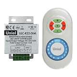 Контроллер для управления яркостью одноцветных светодиодов Uniel ULC-R22-Dim White 05947