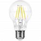 Лампа светодиодная филаментная Feron E27 7W 2700K Шар Прозрачная LB-57 25569 - фото №2