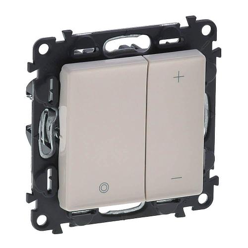 Светорегулятор Legrand Valena Life клавишный без нейтрали слоновая кость 752562