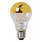 Лампа светодиодная диммируемая Lucide E27 5W 2700K золотая 49020/05/10 - фото №1