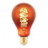 Лампа светодиодная Eglo E27 4W 2000K медная 11881