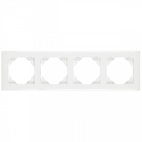 Рамка 4-постовая Efapel Logus 90 Base белый 90940 TBR