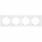 Рамка 4-постовая Efapel Logus 90 Base белый 90940 TBR - фото №1