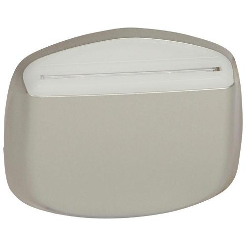 Лицевая панель Legrand Celiane выключателя карточного титановая 068509