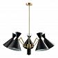 Подвесная люстра Crystal Lux Joven SP5 Gold/Black - фото №1