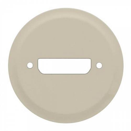 Лицевая панель Legrand Celiane розетки аудио/видео HD15 VGA слоновая кость 066287