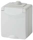 Розетка ЭРА Эксперт 2P E IP65 со шторками 16A 250V 11-2602-03 Б0035990