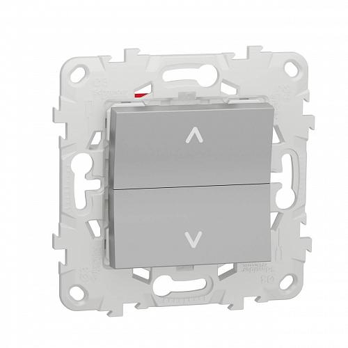 Выключатель двухклавишный Schneider Electric Unica New NU520730