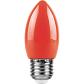 Лампа светодиодная Feron E27 1W красная LB-376 25928 - фото №1