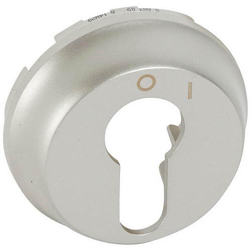 Лицевая панель Legrand Celiane выключателя с ключом 2-позиционный титановая 068309