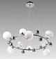 Подвесная люстра Crystal Lux Salvadore SP9H Chrome - фото №2