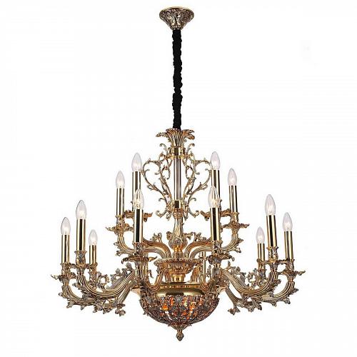 Подвесная люстра Lucia Tucci Firenze 1780.15.3 Antique Gold