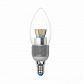 Лампа светодиодная диммируемая (08746) Uniel E14 5W 4500K прозрачная LED-C37P-5W/NW/E14/CL/DIM - фото №1