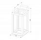 Уличный настенный светодиодный светильник Elektrostandard Frame 1527 Techno Led серый a051856 - фото №2