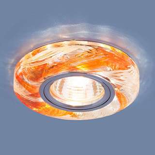 Точечные светильники оранжевого цвета