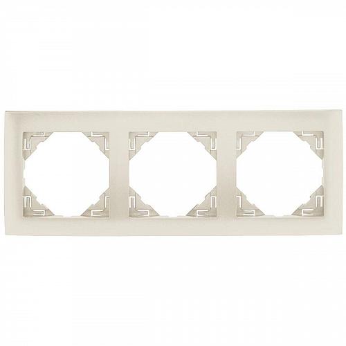 Рамка 3-постовая Efapel Logus 90 Aquarella жемчуг 90930 TPE
