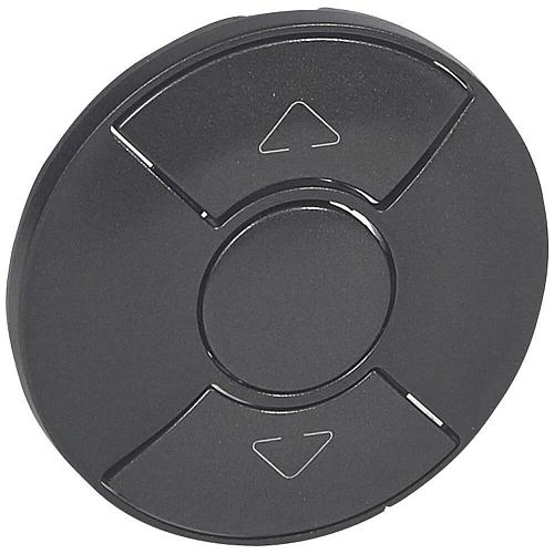 Лицевая панель Legrand Celiane механизма рольставней графит 067955