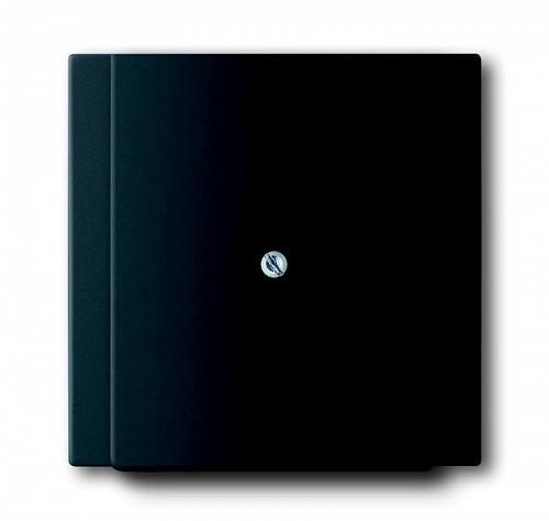 Лицевая панель ABB Impuls вывода кабеля чёрный бархат 2CKA001753A0143