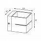 Настенный светильник Zumaline Transfer wl 2 white 91066 - фото №2