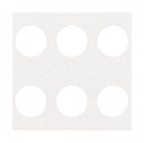 Лицевая панель ABB Zenit сенсора шестихклавишного альпийский белый 2CLA222160N1101