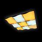 Потолочный светодиодный светильник Ambrella light Orbital Parrus FP2359 WH 288W D720*720 - фото №2