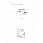 Подвесной светильник Lumien Hall Nertus LH4111/1P-CR-AM - фото №2