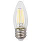 Лампа светодиодная филаментная ЭРА E27 11W 2700K прозрачная F-LED B35-11w-827-E27 Б0046986 - фото №1