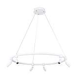 Подвесная светодиодная люстра Arte Lamp Ring A2186SP-1WH