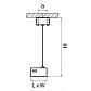 Питание подвесное Lightstar Barra 504297 - фото №2